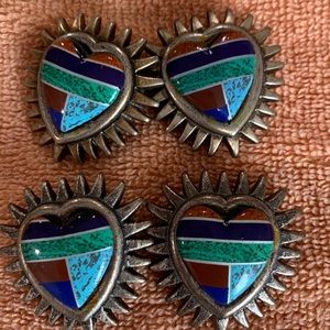 4 VINTAGE BUTTON COVERS